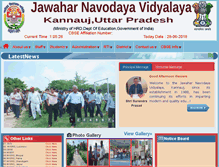 Tablet Screenshot of jnvkannauj.org